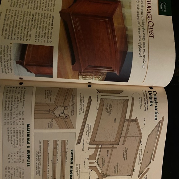 🎉5/$10🎉 Woodsmith magazine vol 23 number 135 June 2001 drop leaf coffee table - Picture 5 of 7